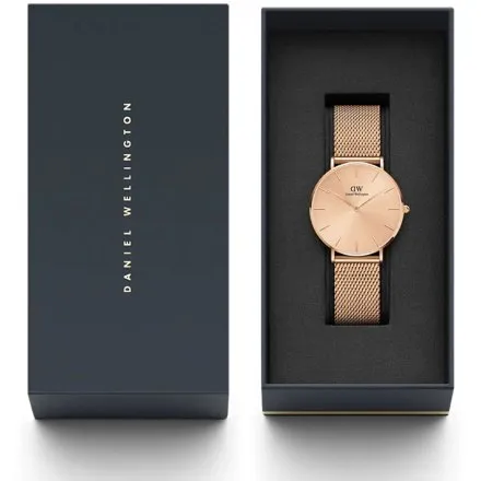 Zegarek Daniel Wellington Petite Unitone DW00100472 32mm różowozłoty z bransoletką