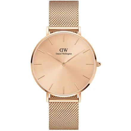 Zegarek Daniel Wellington Petite Unitone DW00100472 32mm różowozłoty z bransoletką