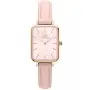 Zegarek Daniel Wellington Quadro Pressed Rouge DW00100508 20 mm różowozłoty na pasku