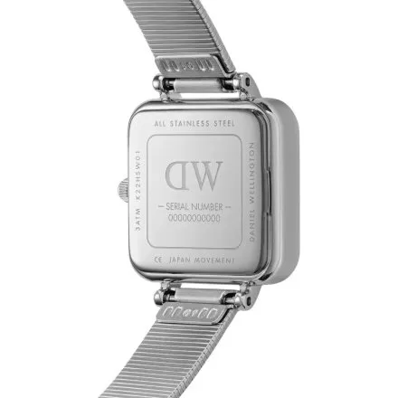 Zegarek Daniel Wellington Quadro Studio DW00100521 22mm srebrny z bransoletką