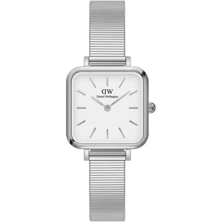 Zegarek Daniel Wellington Quadro Studio DW00100521 22mm srebrny z bransoletką