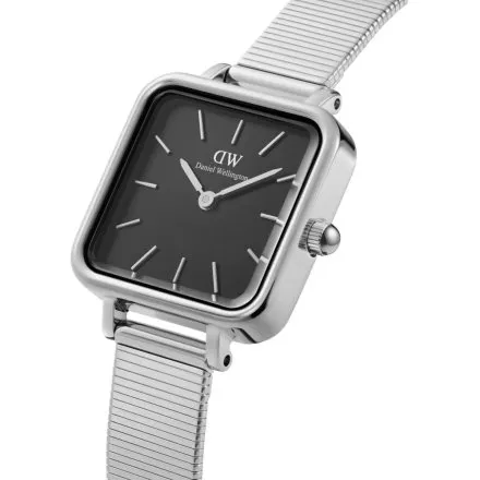 Zegarek Daniel Wellington Quadro Studio DW00100522 22mm srebrny z bransoletką