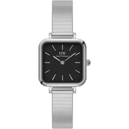 Zegarek Daniel Wellington Quadro Studio DW00100522 22mm srebrny z bransoletką