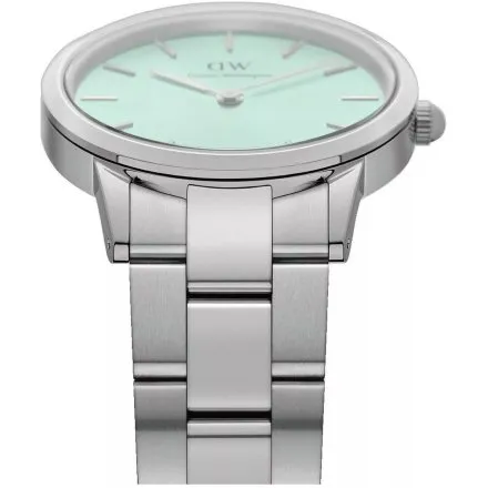 Zegarek Daniel Wellington Iconic DW00100539 36mm srebrny z błękitną tarczą