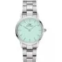 Zegarek Daniel Wellington Iconic DW00100539 36mm srebrny z błękitną tarczą