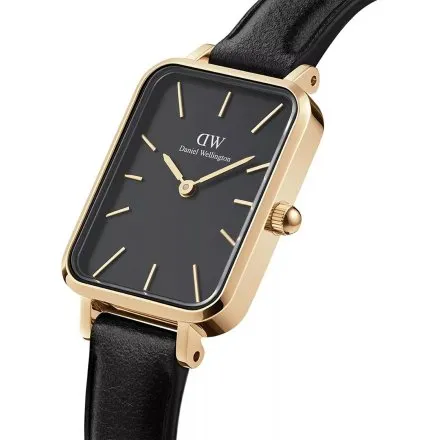 Zegarek Daniel Wellington Quadro Pressed Sheffield DW00100560 20mm damski na pasku skórzanym