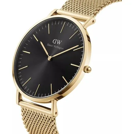 Zegarek Daniel Wellington Classic Evergold DW00100631 40mm złoty z bransoletą 