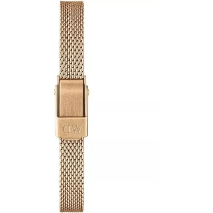 Zegarek Daniel Wellington Quadro Mini Melrose Champagne DW00100651 15 mm różowozłoty z jasną tarczą