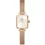 Zegarek Daniel Wellington Quadro Mini Melrose Champagne DW00100651 15 mm różowozłoty z jasną tarczą