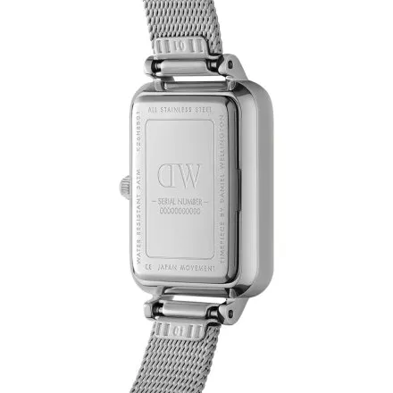 Zegarek Daniel Wellington Quadro Lumine DW00100667 40mm srebrny z bransoletką