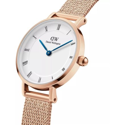Zegarek Daniel Wellington DW00100681 Petite Melrose 28mm damski z cyframi rzymskimi