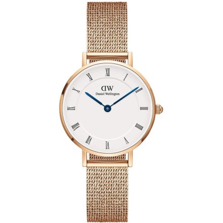 Zegarek Daniel Wellington DW00100681 Petite Melrose 28mm damski z cyframi rzymskimi