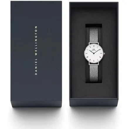 Zegarek Daniel Wellington DW00100684 Petite Starling 28mm damski z cyframi rzymskimi
