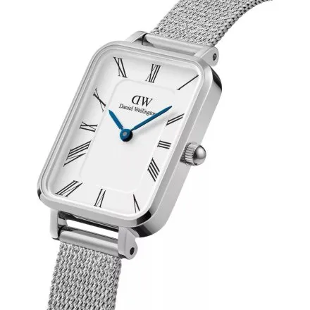 Zegarek Daniel Wellington DW00100690 Quadro Starling 20mm damski z cyframi rzymskimi