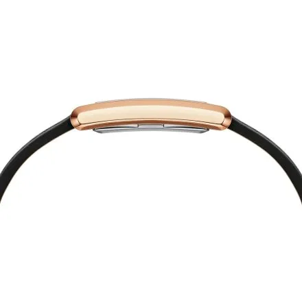 Zegarek Daniel Wellington Bound Black Crocodile Rose Gold DW00100693 20mm damski na pasku skórzanym