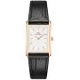 Zegarek Daniel Wellington Bound Black Crocodile Rose Gold DW00100693 20mm damski na pasku skórzanym