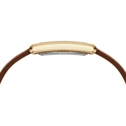 Zegarek Daniel Wellington Bound Durham Gold DW00100696 22mm złoty damski z brązowym paskiem