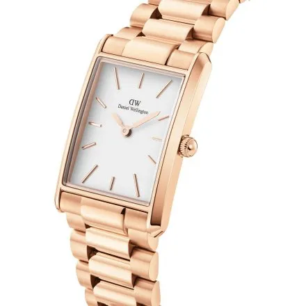 Zegarek Daniel Wellington Bound 9-Link Rose Gold DW00100699 22mm różowozłoty na bransolecie
