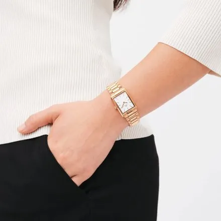 Zegarek Daniel Wellington Bound 9-Link Rose Gold DW00100699 22mm różowozłoty na bransolecie
