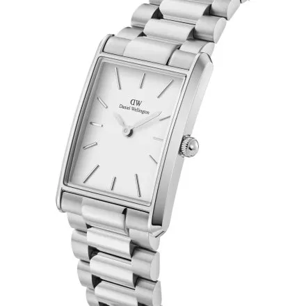 Zegarek Daniel Wellington Bound 3-Link Silver DW00100700 22mm srebrny na bransolecie