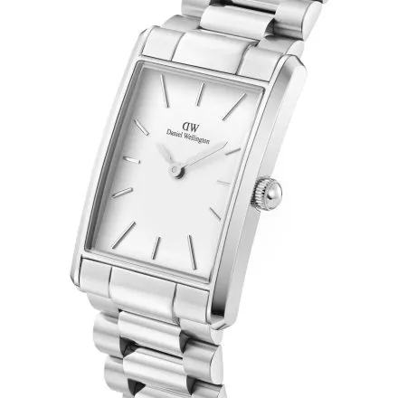 Zegarek Daniel Wellington Bound 3-Link Silver DW00100701 24mm srebrny na bransolecie