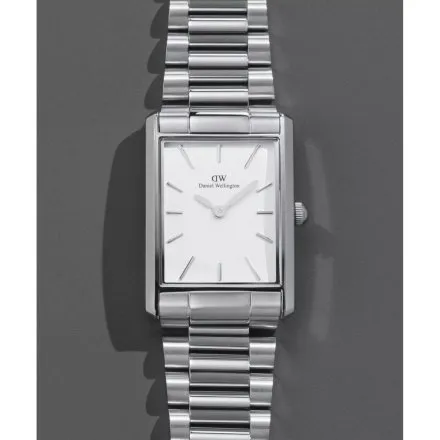 Zegarek Daniel Wellington Bound 3-Link Silver DW00100701 24mm srebrny na bransolecie