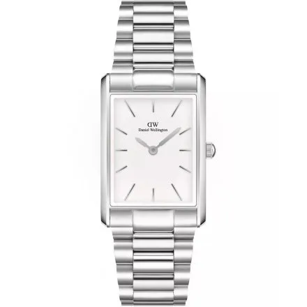 Zegarek Daniel Wellington Bound 3-Link Silver DW00100701 24mm srebrny na bransolecie