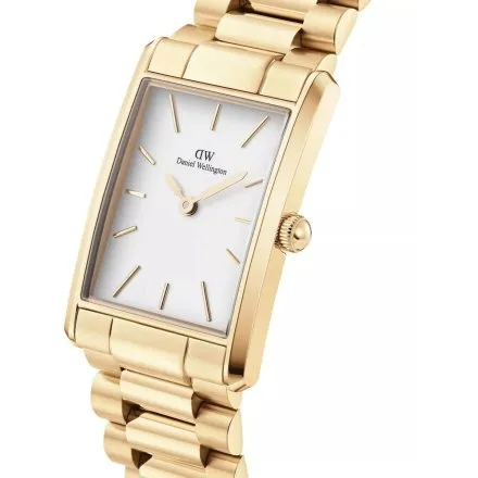 Zegarek Daniel Wellington Bound 3-Link Gold DW00100703 24mm złoty na bransolecie