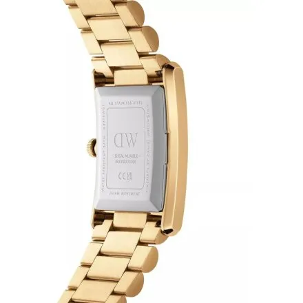 Zegarek Daniel Wellington Bound 3-Link Gold DW00100703 24mm złoty na bransolecie