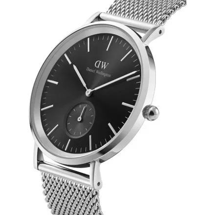 Zegarek Daniel Wellington Classic Multi-Eye Sterling Onyx DW00100711 40mm męski srebrny