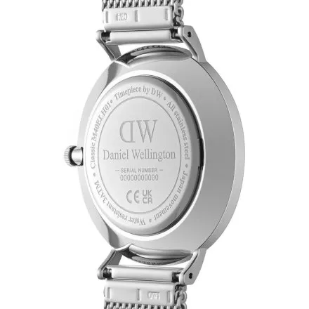 Zegarek Daniel Wellington Classic Multi-Eye Sterling Onyx DW00100711 40mm męski srebrny