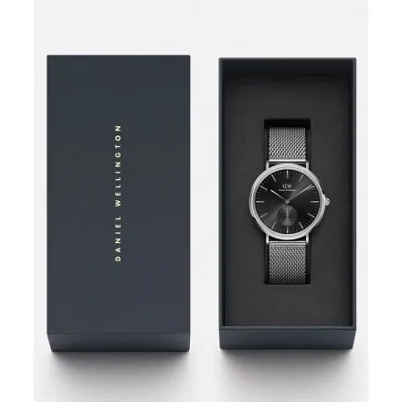 Zegarek Daniel Wellington Classic Multi-Eye Sterling Onyx DW00100711 40mm męski srebrny