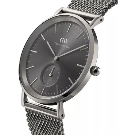 Zegarek Daniel Wellington Classic Multi-Eye Mesh Graphite DW00100712 40mm męski grafitowy