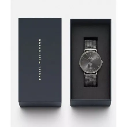 Zegarek Daniel Wellington Classic Multi-Eye Mesh Graphite DW00100712 40mm męski grafitowy