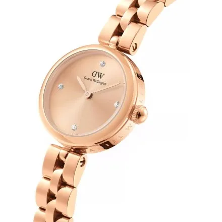 Zegarek Daniel Wellington DW00100720 Elan Lumine Unitone Rose Gold 22mm damski na bransolecie