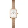 Zegarek Daniel Wellington DW00100727 Quadro Mini Melrose 15mm różowozłoty z bransoletką