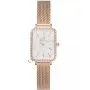 Zegarek Daniel Wellington Quadro Charm DW00100748 20mm różowozłoty z masą perłową na tarczy