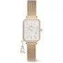 Zegarek Daniel Wellington Quadro Charm DW00100749 20mm złoty z masą perłową na tarczy