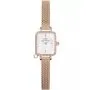 Zegarek Daniel Wellington Quadro Charm DW00100751 15mm różowozłoty z masą perłową na tarczy
