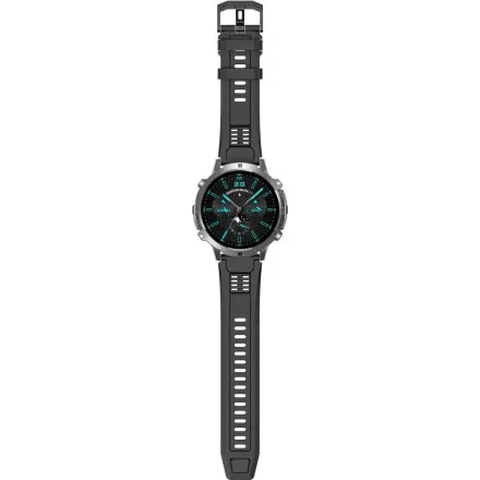 GRAVITY GT42-3 srebrny smartwatch męski AMOLED Z DODATKOWĄ BRANSOLETĄ