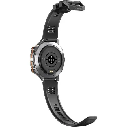 GRAVITY GT42-3 srebrny smartwatch męski AMOLED Z DODATKOWĄ BRANSOLETĄ
