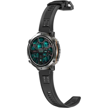 GRAVITY GT42-1 czarny smartwatch męski AMOLED Z DODATKOWĄ BRANSOLETĄ