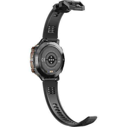 GRAVITY GT42-1 czarny smartwatch męski AMOLED Z DODATKOWĄ BRANSOLETĄ