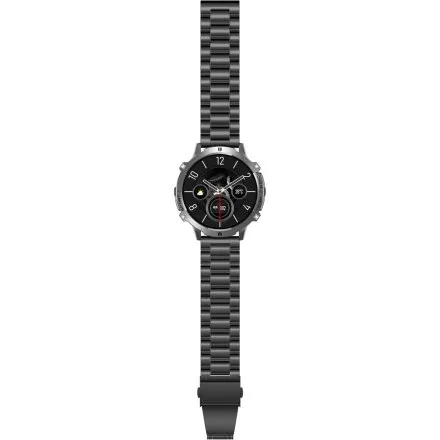 GRAVITY GT42-2 czarny smartwatch męski amoled z dodatkowym granatowym paskiem 