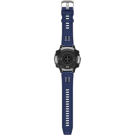 GRAVITY GT42-2 czarny smartwatch męski amoled z dodatkowym granatowym paskiem 