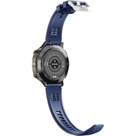 GRAVITY GT42-2 czarny smartwatch męski amoled z dodatkowym granatowym paskiem 