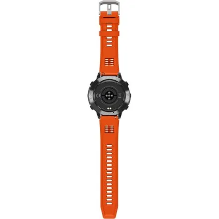 GRAVITY GT42-5 czarny smartwatch męski amoled z dodatkowym pomarańczowym paskiem 
