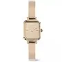 Zegarek Daniel Wellington DW00100799 Quadro Mini Reflection 15mm różowozłoty z bransoletką