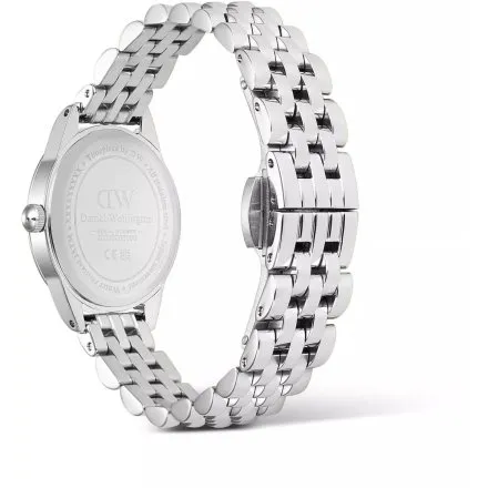 Zegarek Daniel Wellington DW00100807 Ophelia Mini 22mm damski na bransolecie z granatową tarczą