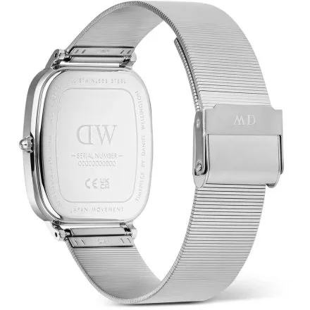 Zegarek Daniel Wellington Marlon Wire Linen DW00100812 32mm srebrny z bransoletką